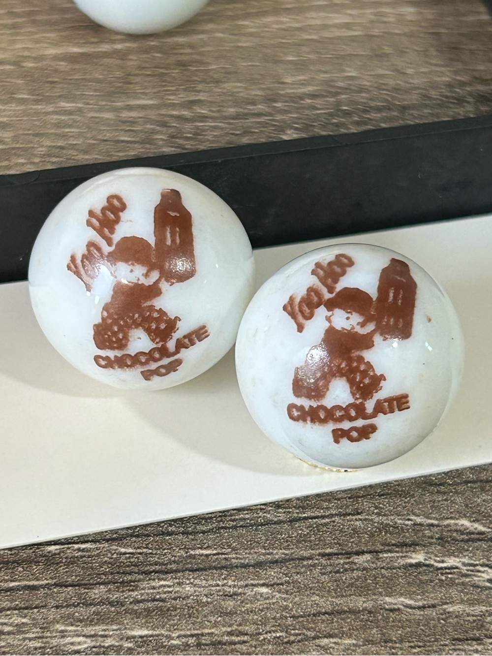 vintage Yoo-Hoo marbles